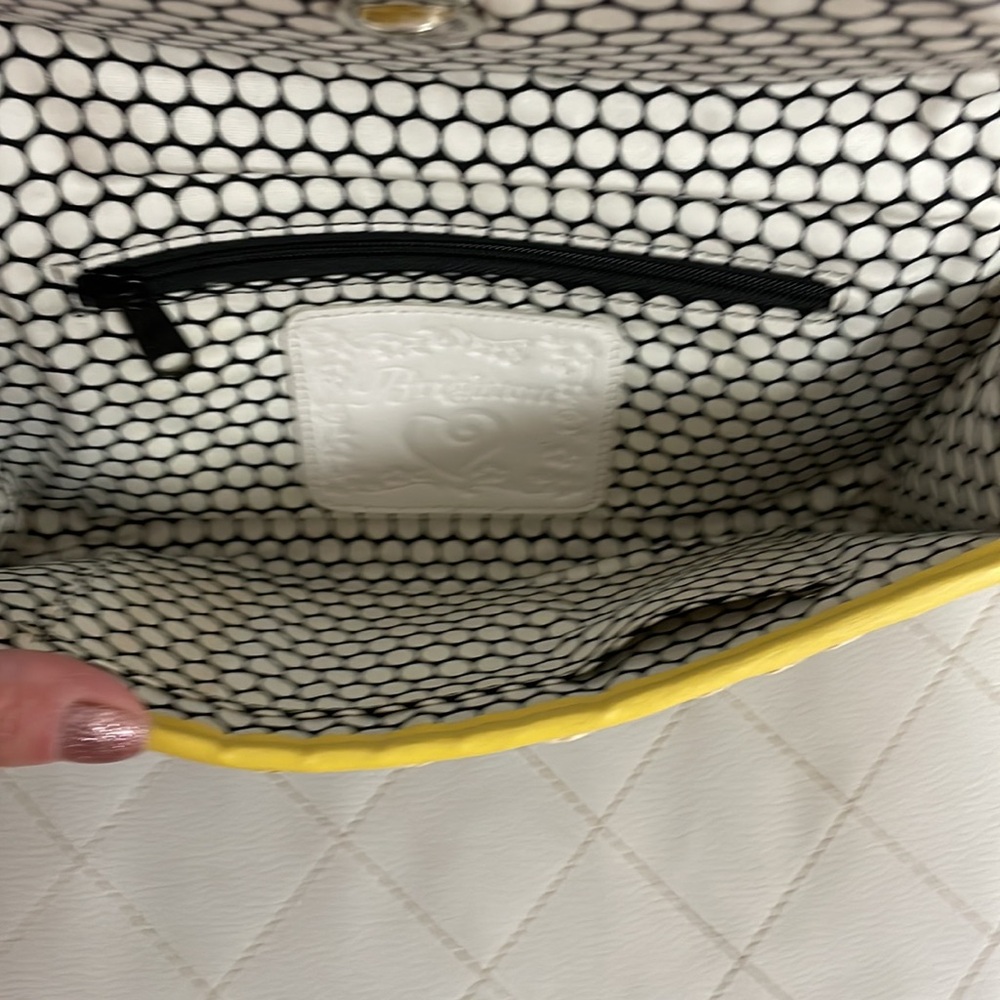 005. NWOT Beautiful Brighton Convertible Yellow Straw Shoulder Bag - Picture 9 of 10